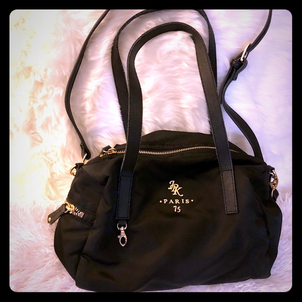JPK Paris 75 Nylon Black Crossbody